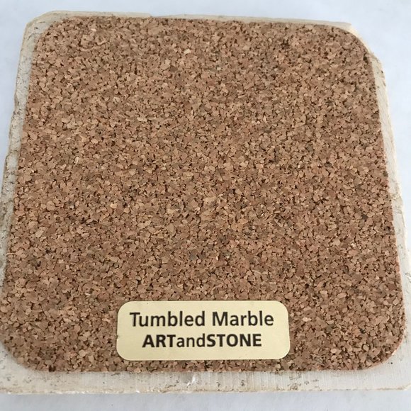 Two Marbled Stone Coasters - ART & STONE - SCREENCRAFT TILEWORKS - Picture 7 of 11